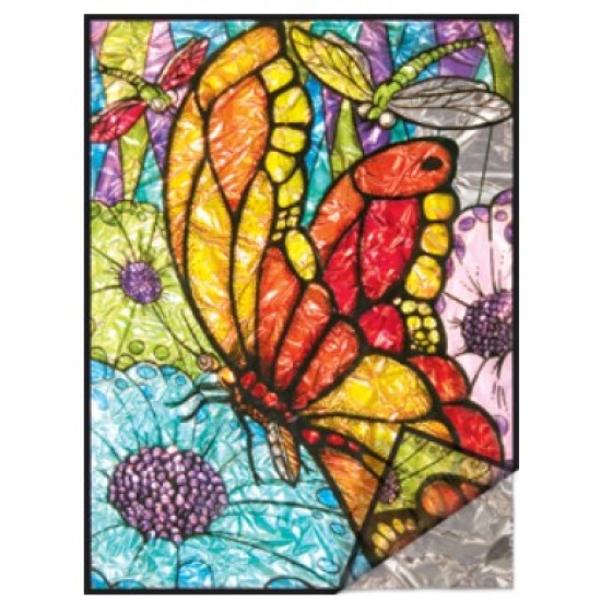 Peinture par numéro  Métal Royal 23x30cm - Papillons